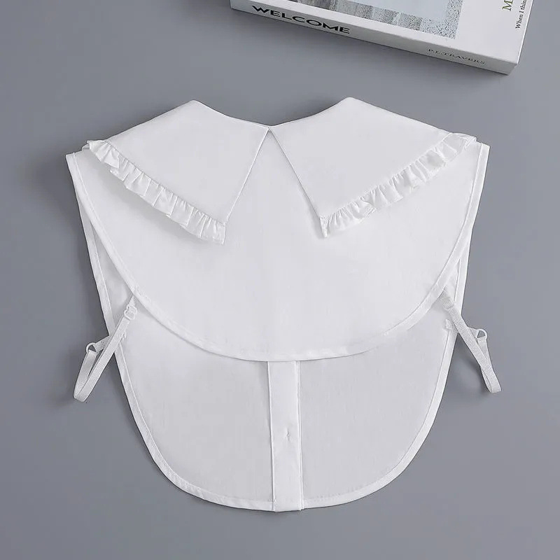 Multifunctional false collar with white tip 57