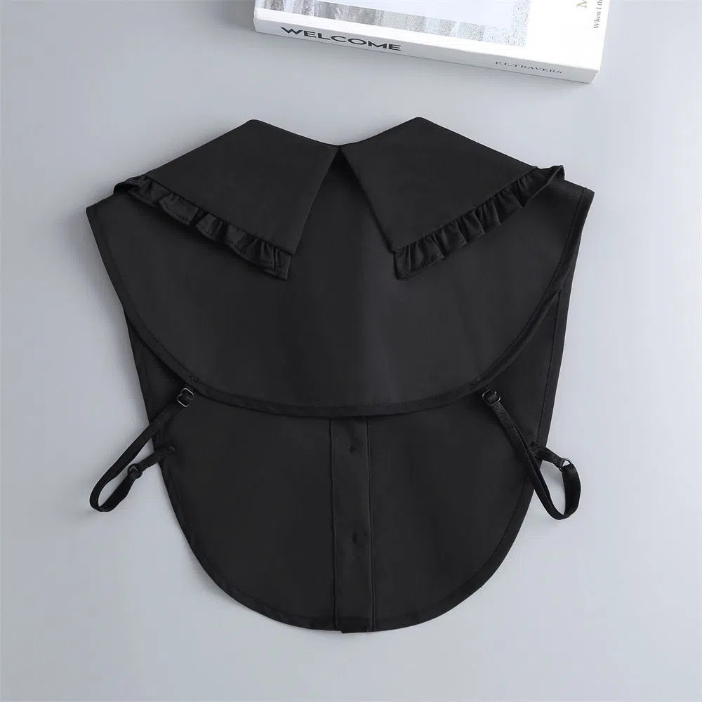 Multifunctional false collar with white tip 57